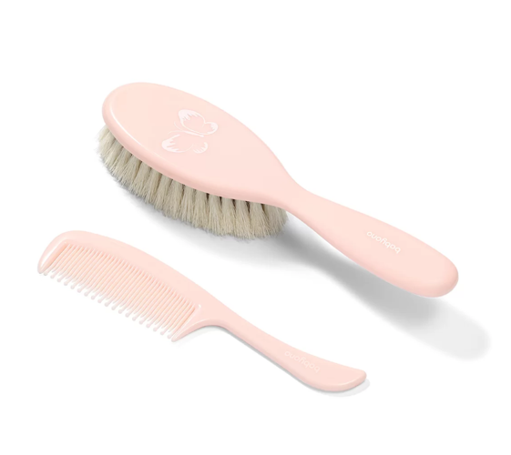 Baby Ono set perie si pieptene 0m+, Roz deschis 56804 Imagine principală a produsului
