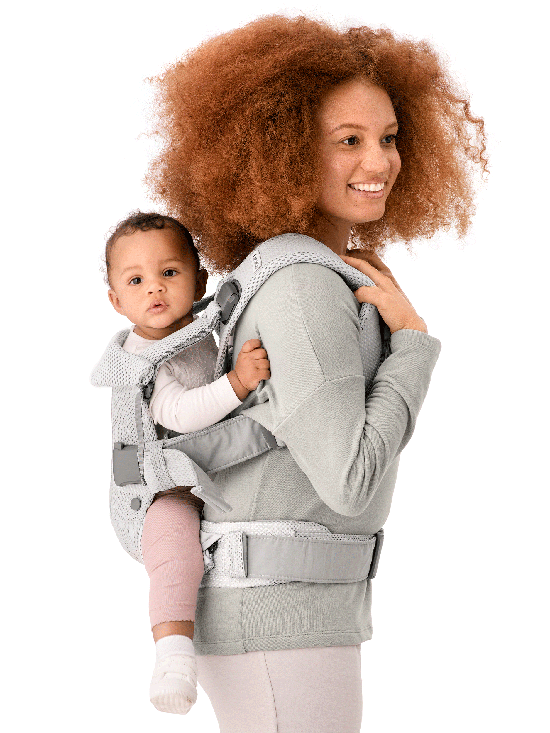 BabyBjorn marsupiu anatomic One Air Silver 3D Mesh 08