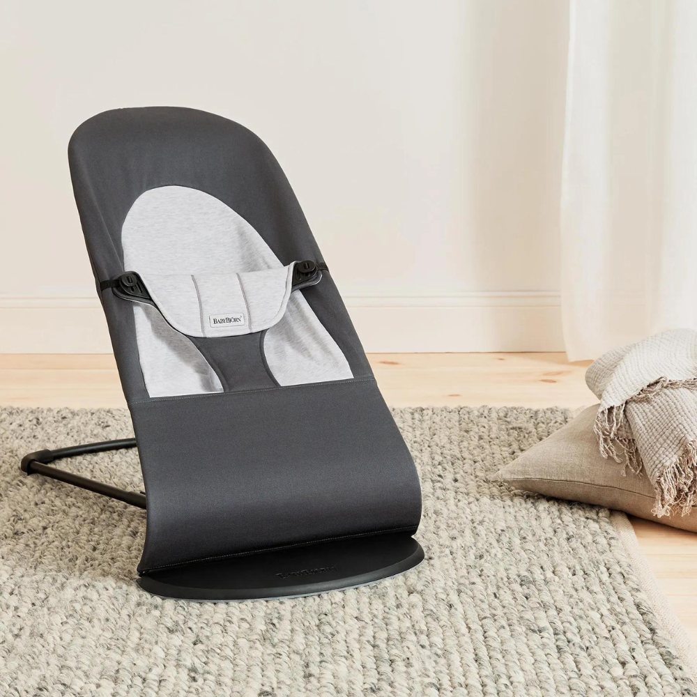 BabyBjorn balansoar Balance Soft pentru 0-2 ani, Dark Gray /Gray Tesatura-Tricot Imagine secundară a produsului