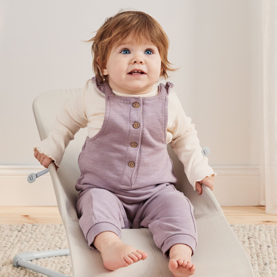 BabyBjorn balansoar Bliss 0-2 ani, Light Beige 3D Jersey