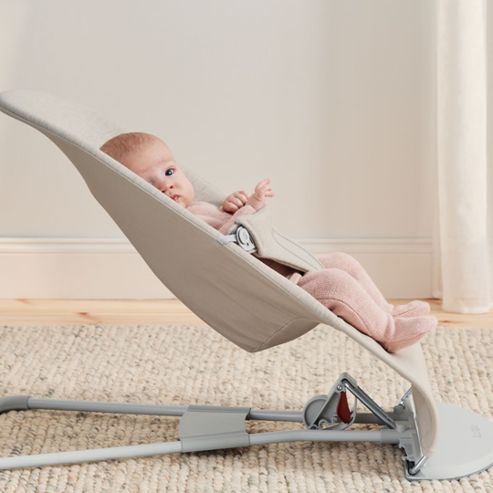 BabyBjorn balansoar Bliss 0-2 ani, Light Beige 3D Jersey