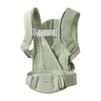 BabyBjorn marsupiu anatomic Baby Carrier Hold 3,2–13,5 kg Light Green tesatura periata
