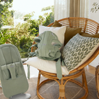 BabyBjorn marsupiu anatomic Baby Carrier Hold 3,2–13,5 kg Light Green tesatura periata