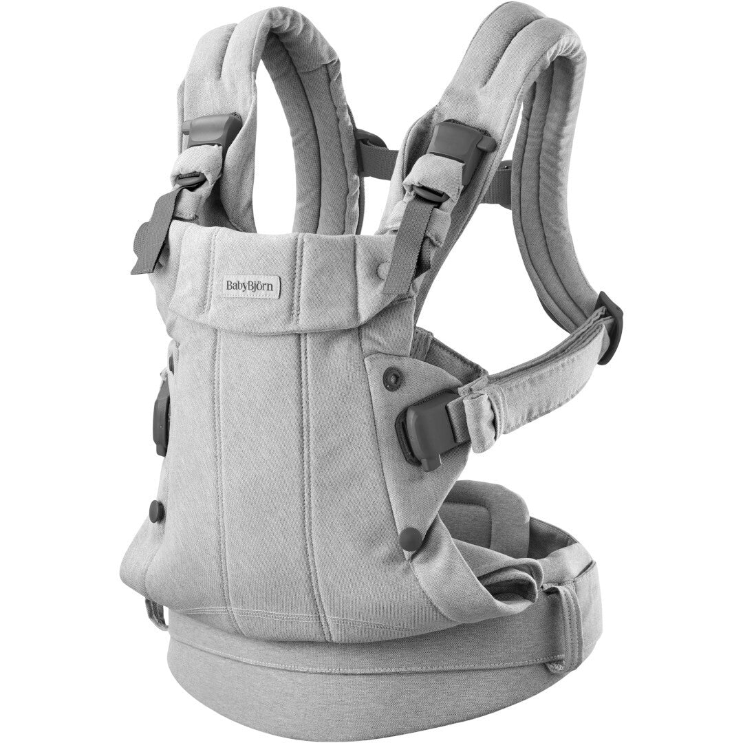 BabyBjorn marsupiu anatomic Harmony 0-3 ani, Light Gray melange
