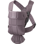 BabyBjorn marsupiu anatomic Mini 0-2 ani, Dark Purple Bumbac