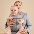 BabyBjorn marsupiu anatomic Mini pentru 3.2 -11 kg Dusty Pink, Tesatura