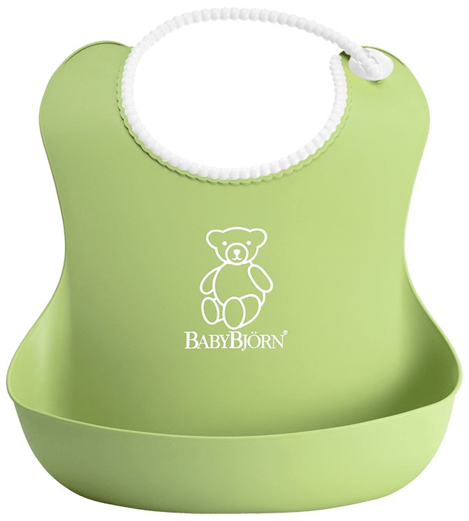 BabyBjorn bavetica moale Soft Bib 4m+, Green 046262A
