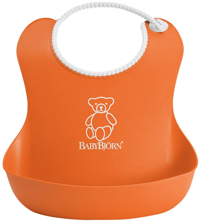 BabyBjorn bavetica moale Soft Bib 4m+, Orange 046270A