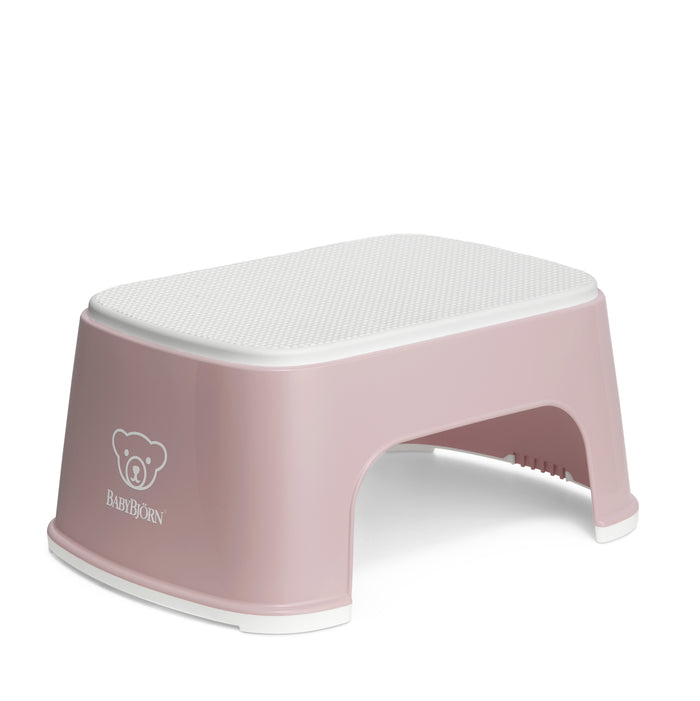 BabyBjorn inaltator baie Step Stool 12m+, Powder Pink/White  01
