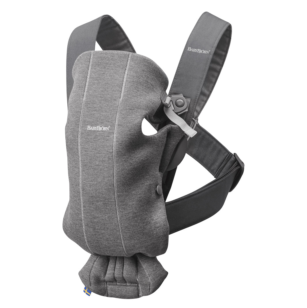 BabyBjorn marsupiu anatomic Mini Light Grey 3D Jersey 01