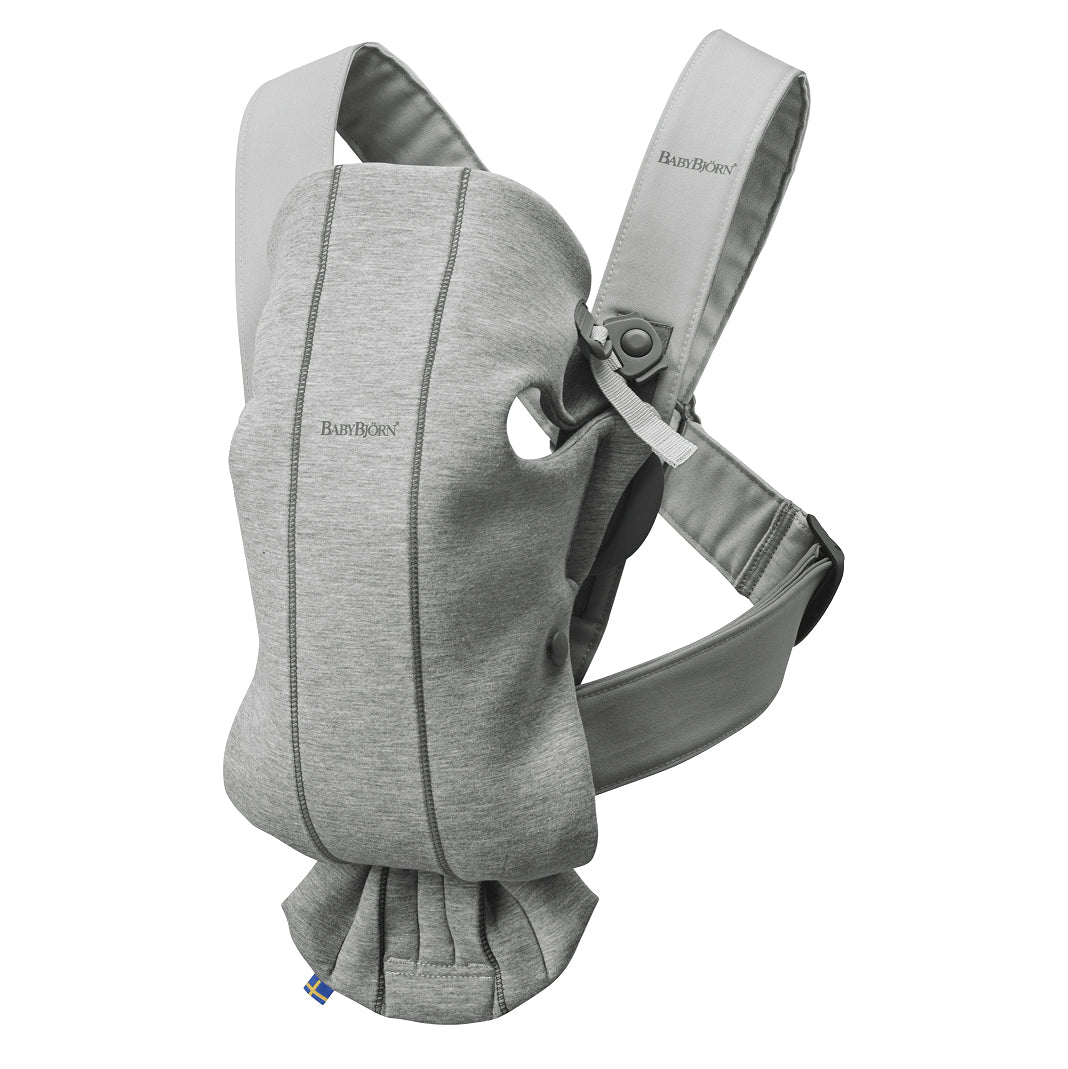 BabyBjorn marsupiu anatomic Mini Light Grey 3D Jersey 01