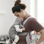 BabyBjorn marsupiu anatomic Mini Light Grey 3D Jersey 10