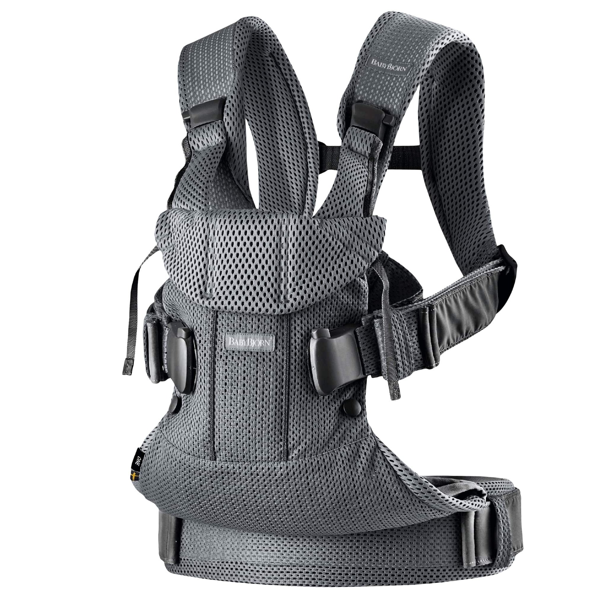 BabyBjorn marsupiu anatomic One Air Anthracite 3D Mesh 01