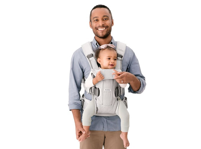 BabyBjorn marsupiu anatomic One Air Greige 3D Mesh 04