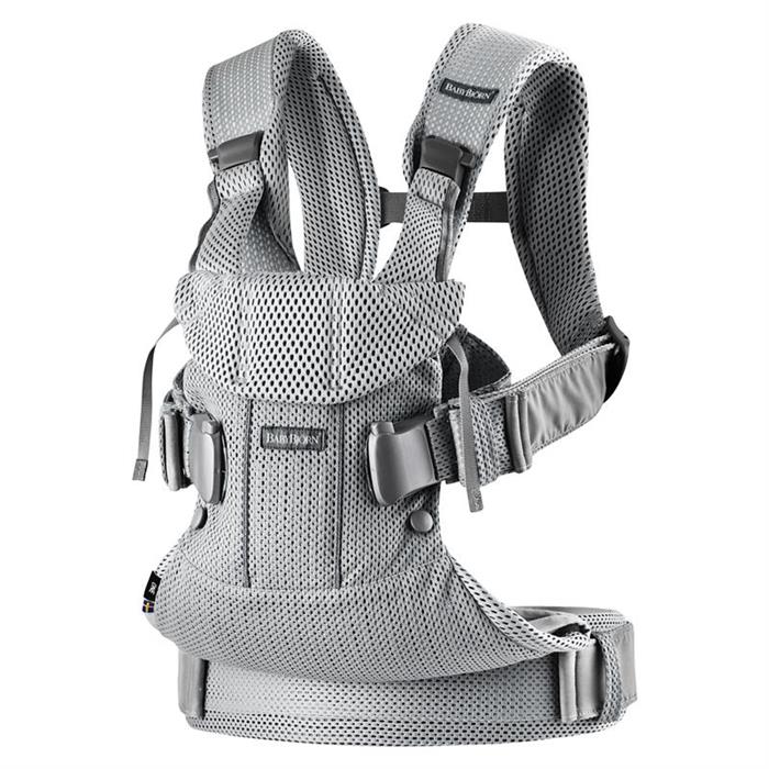BabyBjorn marsupiu anatomic One Air Silver 3D Mesh 01