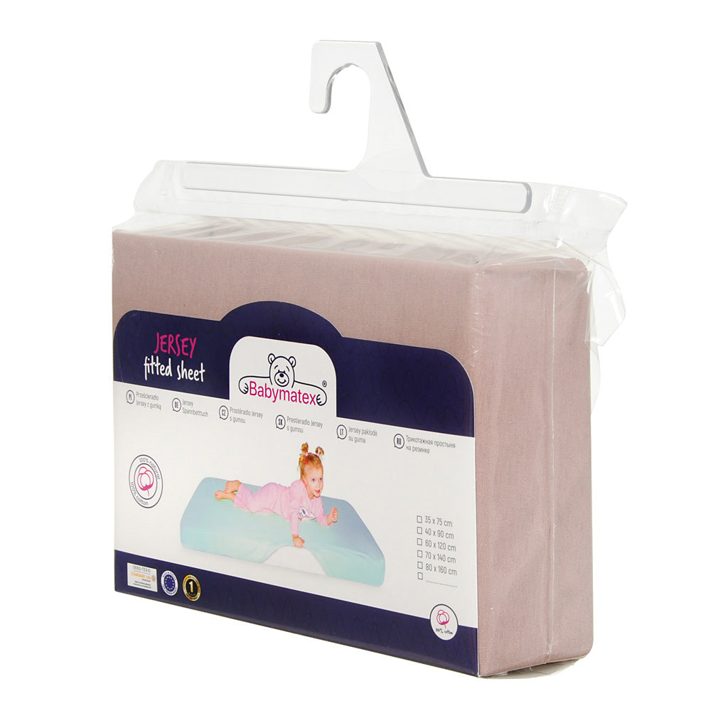 BabyMatex cearsaf cu elastic jersey 120x60 cm Plamaniu