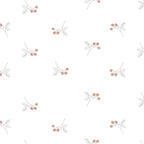 BabyMatex cearsaf impermeabil jersey print 120x60x10 cm Ecru cu flori
