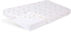 BabyMatex cearsaf impermeabil jersey print 120x60x10 cm Ecru cu flori