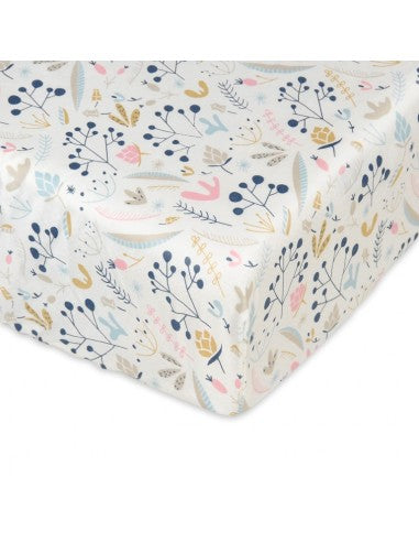 BabyMatex cearsaf imprimat bumbac cu elastic 120x60 cm 01 Imagine principală a produsului