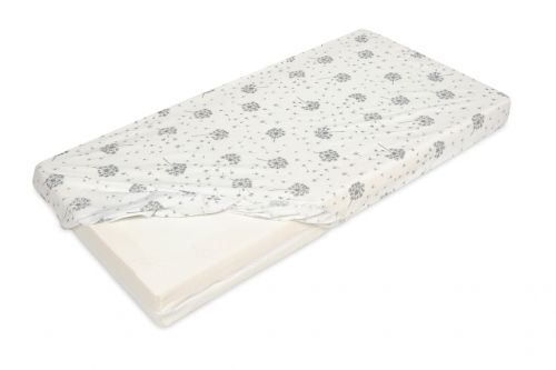 BabyMatex cearsaf imprimat bumbac cu elastic 120x60 cm Papadie