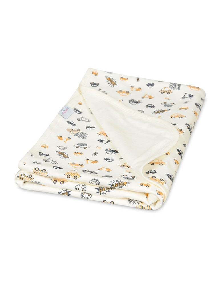 BabyMatex patura bebe Ines 75x100 cm,  Masinute