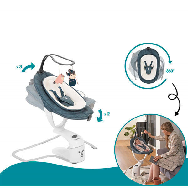 Babymoov leagan Swoon Motion pentru 0-9 kg