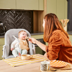 Babymoov lingurita bebe 2in1 din silicon, pentru diversificare si dentitie 4m+