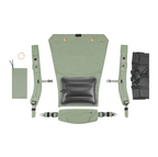 Babymoov marsupiu Moov&Boost transformabil in Booster 0m+ Verde salvie