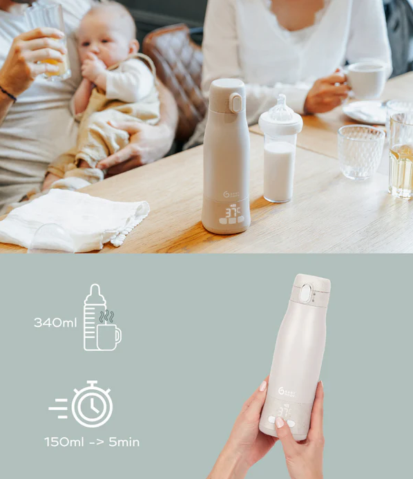 Babymoov Moov&Feed incalzitor biberoane portabil si reincarcabil
