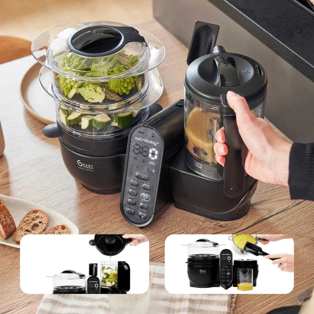 Babymoov robot multifunctional 5in1 Nutribaby (+) XL Mineral Black