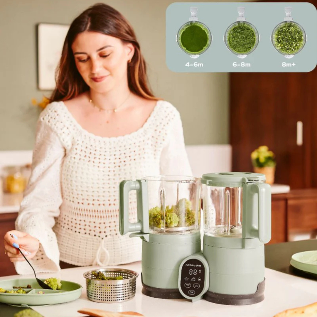 Babymoov robot multifunctional Nutribaby Glass 4in1 Celadon Green