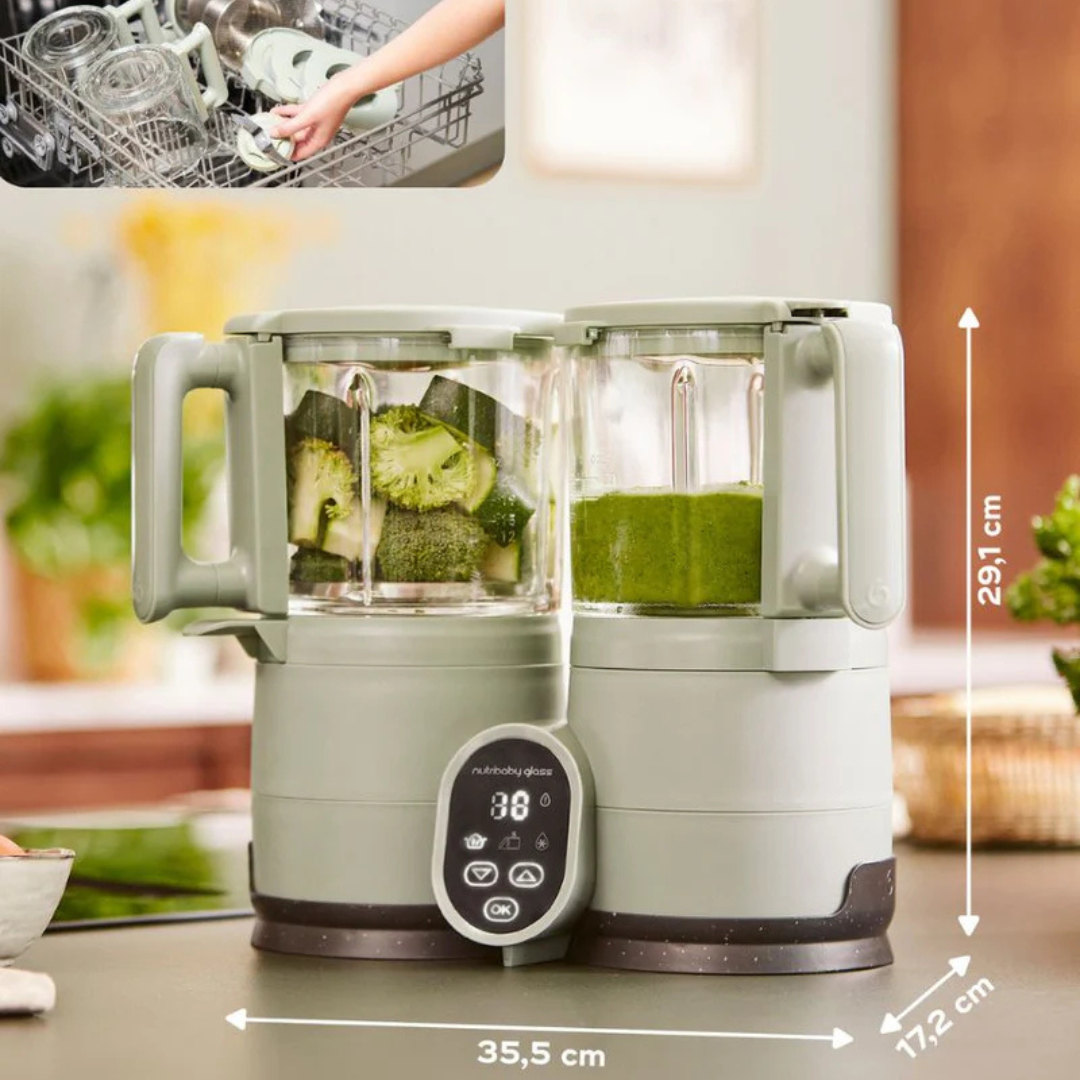 Babymoov robot multifunctional Nutribaby Glass 4in1 Celadon Green