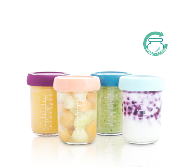 Babymoov set 4 boluri gradate din sticla, 240 ml A004313 02