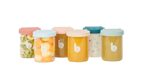 Babymoov set 6 boluri din sticla ISY 250 ml