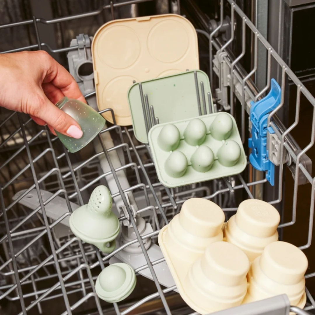 Babymoov set recipiente din silicon si feeder pentru bebelusi 0m+