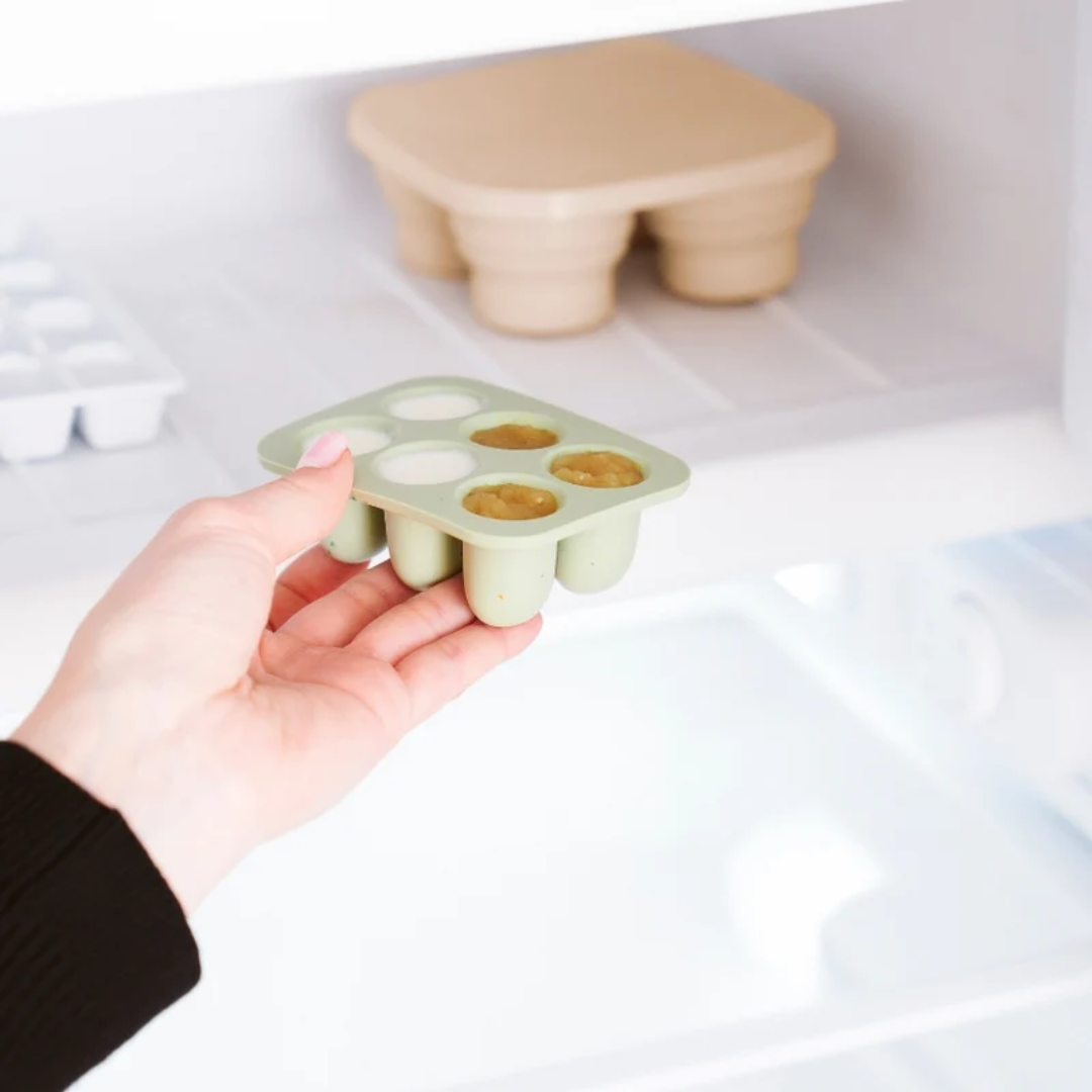 Babymoov set recipiente din silicon si feeder pentru bebelusi 0m+