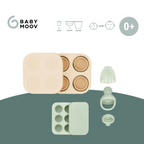 Babymoov set recipiente din silicon si feeder pentru bebelusi 0m+