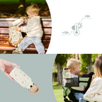 Babymoov sticla termoizolanta din inox Little Explorer 12m+ Animal Print Ivory