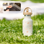 Babymoov sticla termoizolanta din inox Little Explorer 12m+ Animal Print Ivory