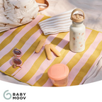 Babymoov sticla termoizolanta din inox Little Explorer 12m+ Animal Print Ivory