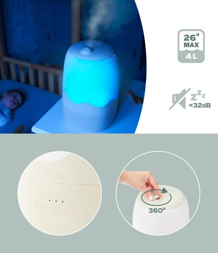 Babymoov umidificator digital 3in1 cu ultrasunete Wave