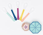 Babymoov Set de 5 lingurite multicolore 8m+  04