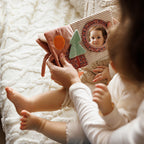 Baby Ono jucarie carticica moale cu activitati senzoriale 0m+ Rabbit Karo