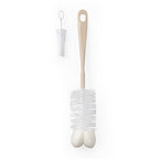 Baby Ono perie pentru biberoane + mini perie tetine 0m+ Beige