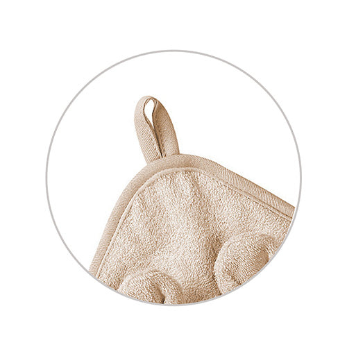 Baby Ono prosop cu gluga din bambus 100x100 cm 0m+ Beige soricel
