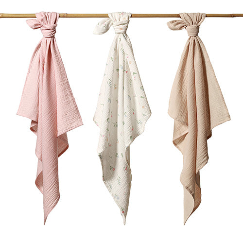 Baby Ono scutec textil Bamboo Natural  70x70 cm 3 buc Pudrat