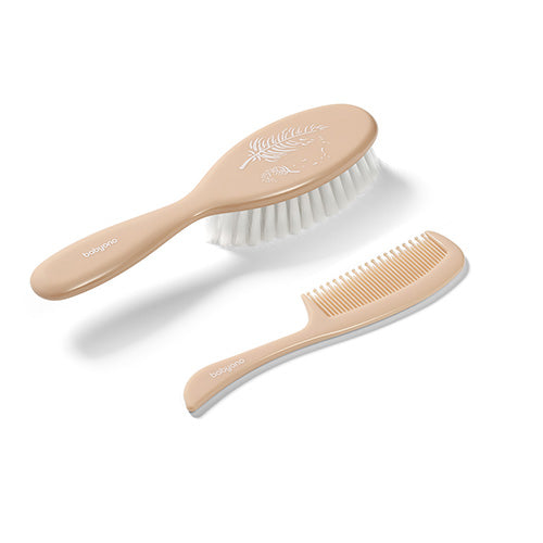 Baby Ono set perie si peptene Super Soft 0m+ Beige