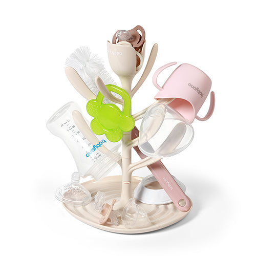Baby Ono uscator universal pentru biberoane TULIP 0m+ Beige Imagine secundară a produsului