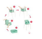 Badabulle booster pliabil 6m+ Nomad Verde cu ursuleti