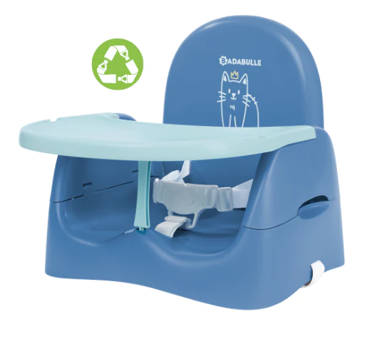 Badabulle booster pliabil Nomad 6m+, Albastru cu Pisicuta Imagine principală a produsului